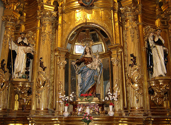 Retablo de la Virgen del Rosario (Falces) Dionisio de Villodas, h. 1760