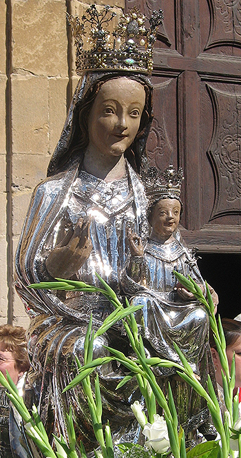 Virgen del Puy de Estella (Foto Juan Terrados).