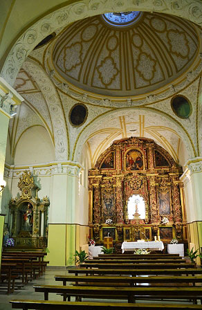 Villafranca. Ermita de Nuestra Señora del Portal. Interior