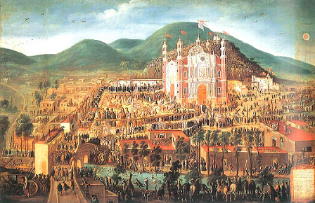 Manuel de Arellano: Traslado de la imagen y dedicacion del Santuario de Guadalupe. 