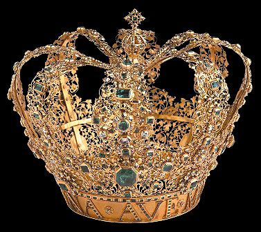 Corona de la Virgen del Sagrario. Oro, diamantes y esmeraldas