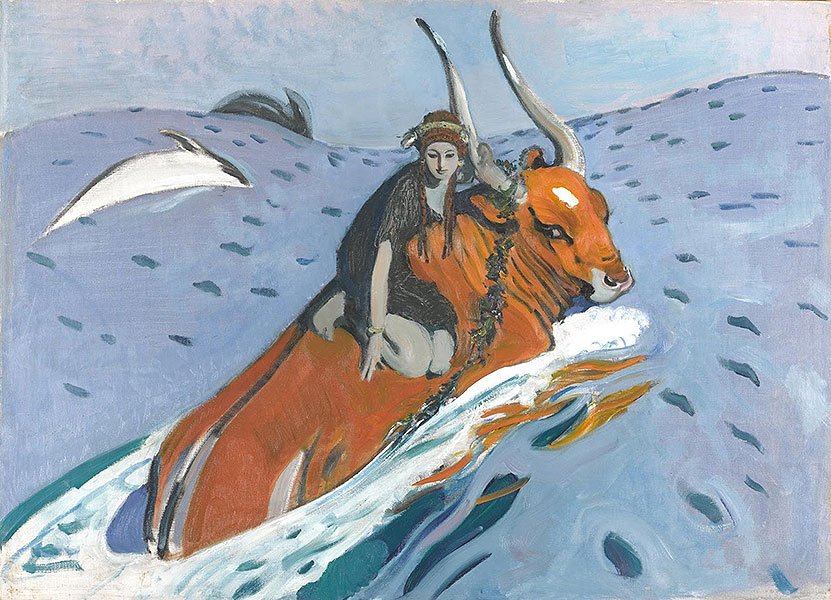 Valentin Serov, El rapto de Europa, 1910