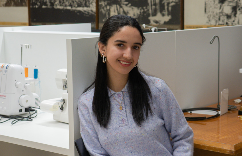 Alessandra Sierra, estudiante de Diseño en la Universidad de Navarra, finalista del concurso Furmark Futures