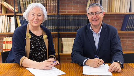 El acuerdo ha sido firmado por Miguel A. Alonso del Val, director del centro académico, y María Victoria Cañas, presidenta de la plataforma