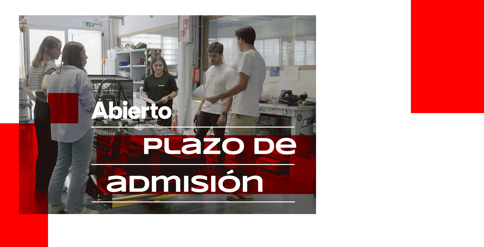 Abierto el plazo de admisión