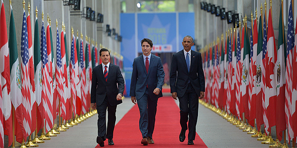 Latest North America Summit, with Presidents Peña Nieto and Obama, and Prime Minister Trudeau; Canada, June 2016 Latest North America Summit, with Presidents Peña Nieto and Obama, and Prime Minister Trudeau; Canada, June 2016