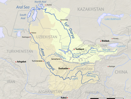 Cuencas en Asia Central 
