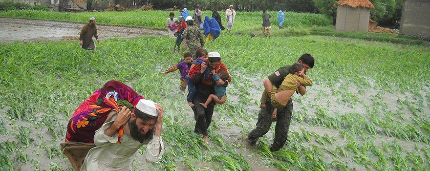 Flood rescue in the Afghan village of Jalalabad, in 2010 [NATO]