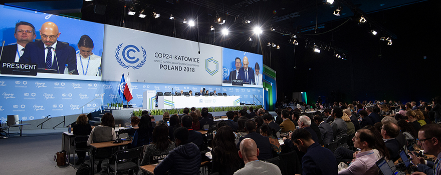 Sesión plenaria de la COP24, celebrada en diciembre en Katowice (Polonia) [COP24]