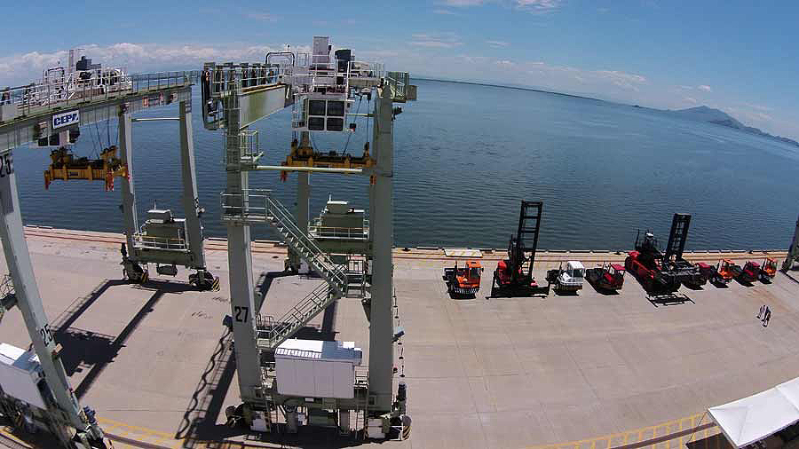 Puerto de La Unión, en el golfo de Fonseca, en el Pacífico centroamericano