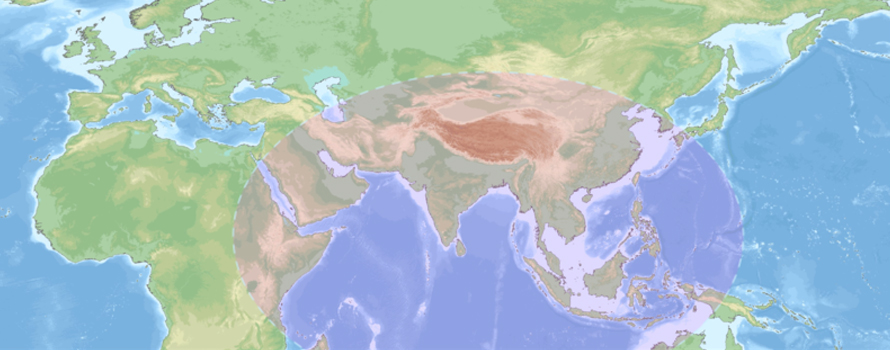 Área del Indo-Pacífico y territorios adyacentes