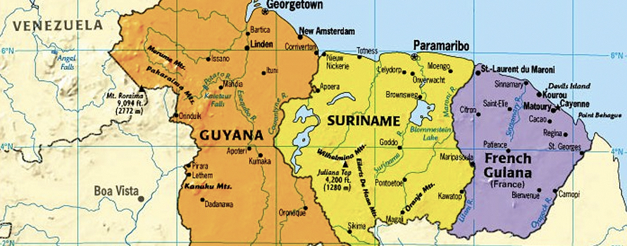 Las Guayanas, perdidas entre Sudamérica y el Caribe