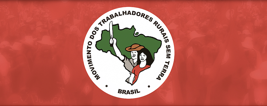 Bandera del Movimento Dos Trabalhadores Rurais Sem Terra (MST)
