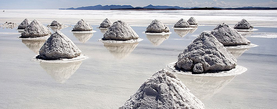 Salar de Uyuni, en el altiplano de Bolivia 