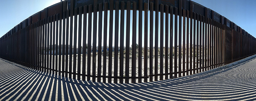 Frontera entre México y Estados Unidos en Anapra, a las afueras de Ciudad Juárez