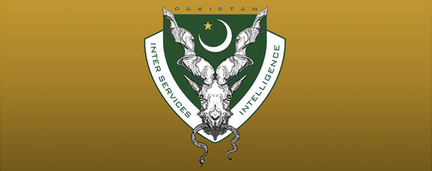 Logo of Pakistan's Inter-Services Intelligence organization. It depicts Pakistan's national animal, Markhor, eating a snake [Wikipedia]
