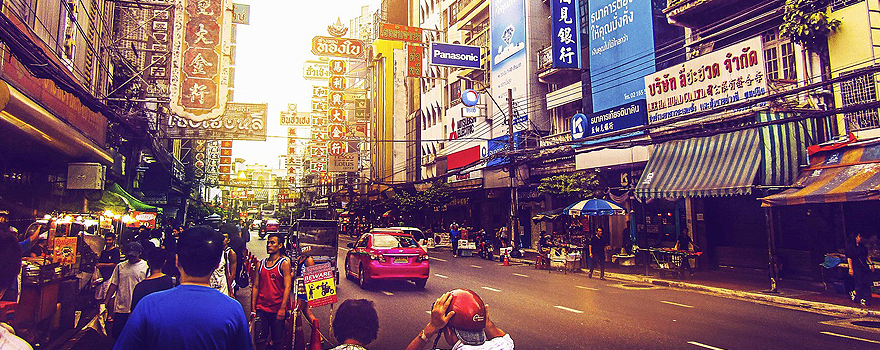 Escena de una calle de Bangkok [Pixabay]