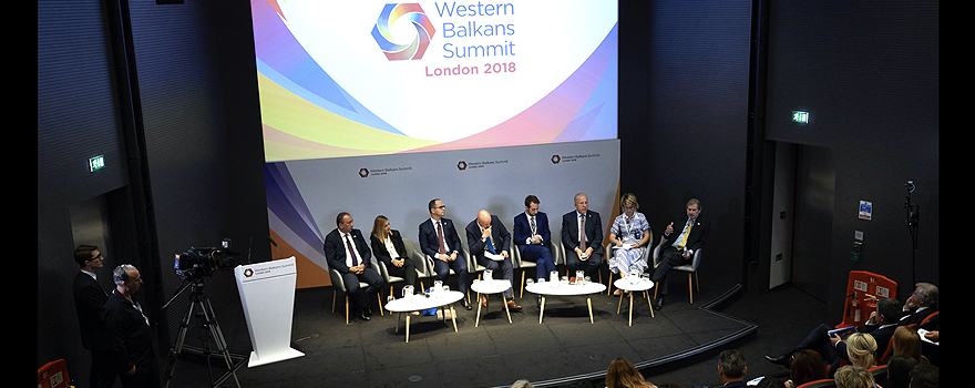 Encuentro de los Balcanes occidentales con países de la UE, celebrado en Londres en 2018 [Comisión Europea]