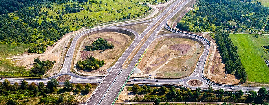 Tramo de autopista de Polonia que será parte del proyecto Via Carpatia