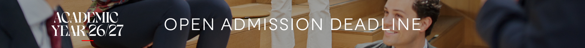 Abierto el plazo de admisión. Curso 2026/27 Abierto el plazo de admisión. Curso 2026/27