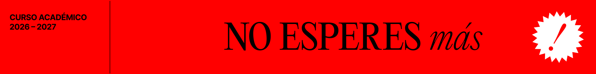 Solicita la admisión
