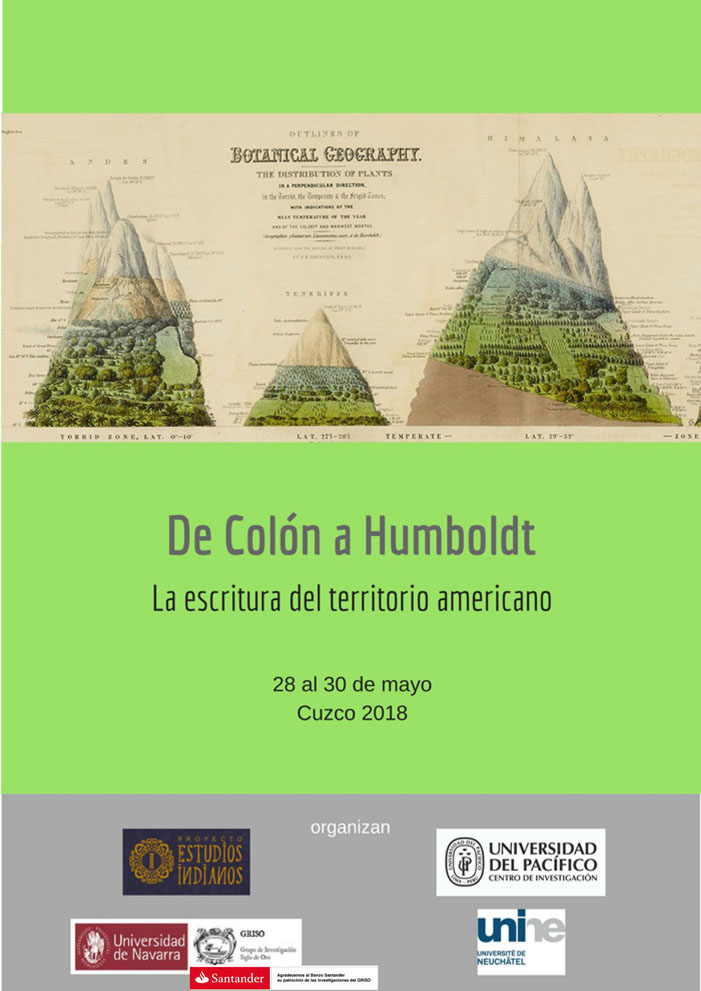 Cartel De Colón a Humboldt: la escritura del territorio americano 