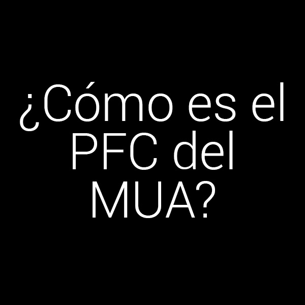 ¿Cómo es el PFC del MUA?