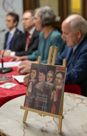 Detalle de 'Exvotos pintados en Navarra'. FOTO: Manuel Castells