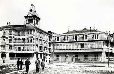 Vista general del Ensanche, 1908. Aquilino García Deán.