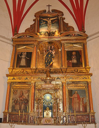 Retablo mayor. Iglesia de Nuestra Señora de la Victoria de Cascante