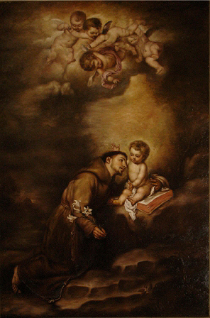 Fray Pedro de Madrid, San Antonio de Padua con el Niño, 1917-1918