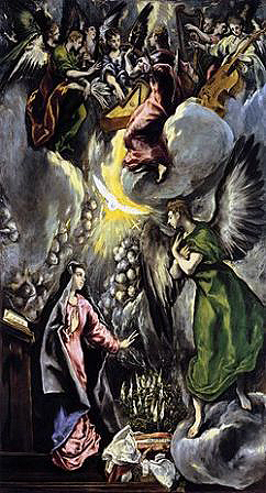 La Anunciación, El Greco, c. 1597