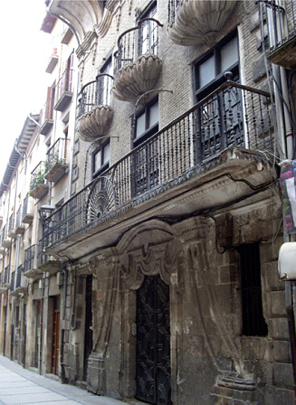 Estella. Calle Mayor Fachada principal de la casa de los Munárriz