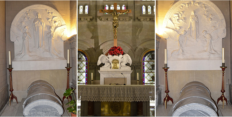 Josep Llimona, Altar mayor y sepulcros de la familia Ruiz Benítez 