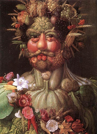 Arcimboldo, Retrato del emperador Rodolfo II como dios Vertumno, 1590
