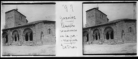 Gazólaz. Claustro románico en la parroquia 