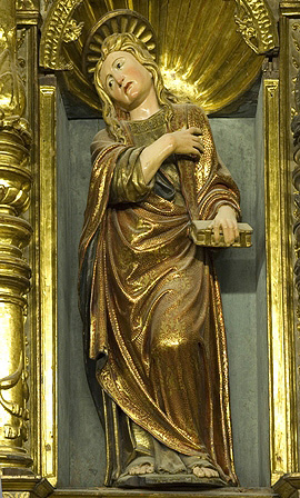 Retablo del Crucificado procedente de la iglesia de San Nicolás de Tudela (1525-1530).