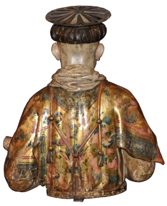 Busto relicario de San Esteban Parte posterior