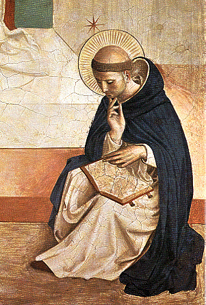 Santo Domingo de Guzmán, por Fra Angelico (Convento de San Marcos, Florencia)