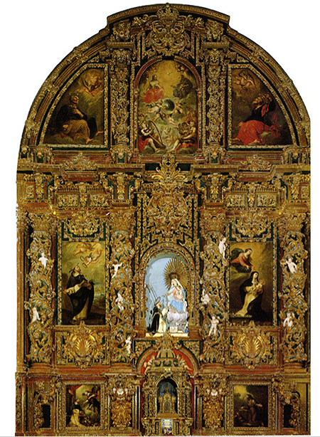 Retablo del convento de Santo Domingo de Tudela