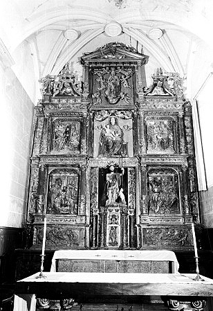 Armañanzas. Parroquia de Santa María. Retablo mayor (Foto: Catálogo Monumental de Navarra)