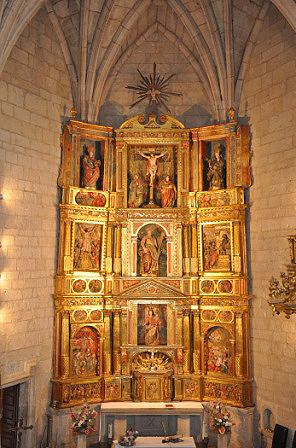 Torres del Río. Parroquia de San Andrés Retablo mayor. Pedro Jiménez, 1637 