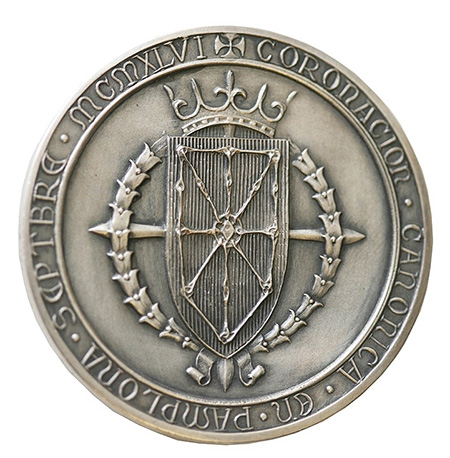 Medalla de la coronación de la Virgen del Sagrario, 1946. Reverso