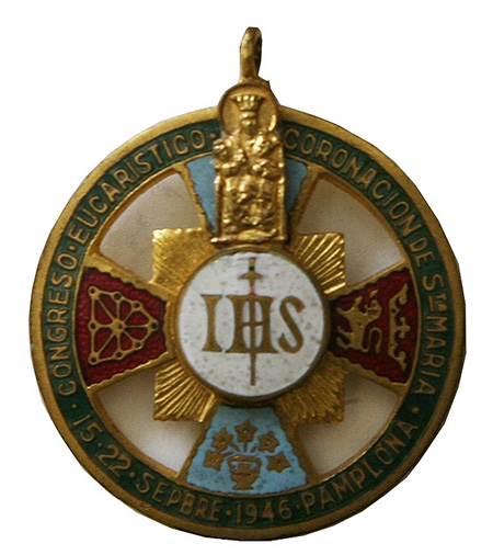 Medalla de la coronación de la Virgen del Sagrario, 1946