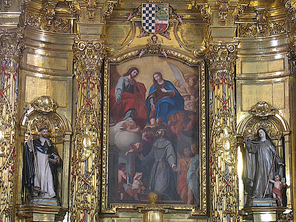 Convento de Clarisas de Arizcun. Retablo mayor