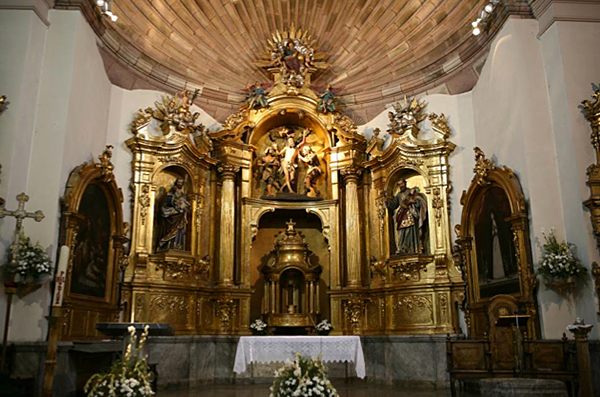 Parroquia de Lecároz. Retablo mayor