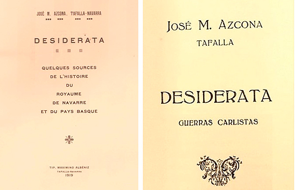 La biblioteca de José María Azcona (1882-1951), una colección patrimonial navarra