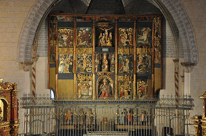 Retablo mayor de San Saturnino. 