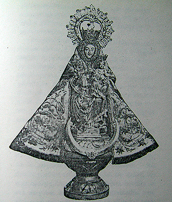 Virgen del Puy con manto (s. XVIII-hasta 1886).