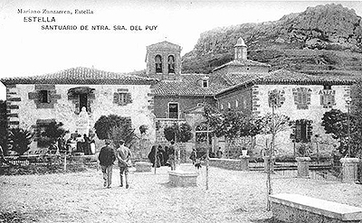El santuario del Puy en 1910. Edificio barroco.
